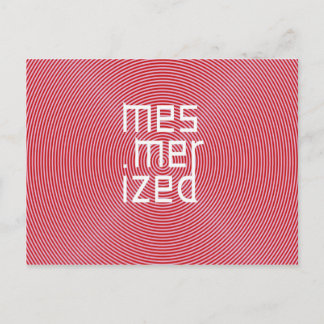 mesmerisiert postkarte