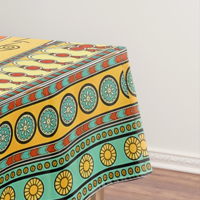 Mesopotamia Custom Cotton Tablecloth, 52"x70" Tischdecke (Beispiel)