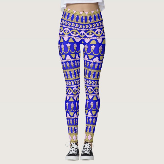 mesopotamische Kunst Leggings (Vorderseite)
