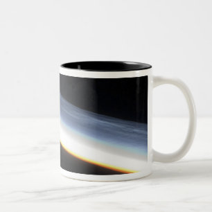 Mesosphärische Wolken Zweifarbige Tasse