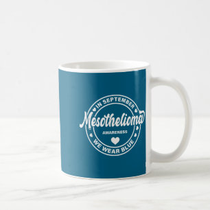 Mesotheliom-Bewusstsein für Männer Frauen wir trag Kaffeetasse