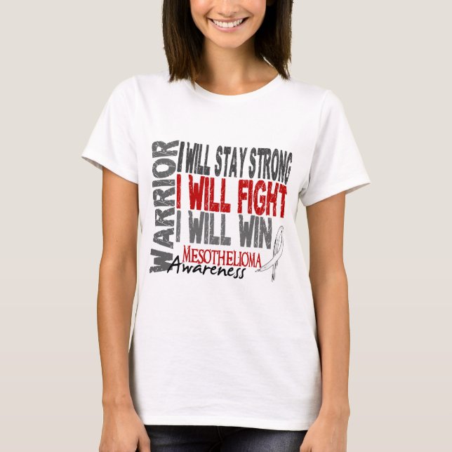 Mesotheliom-Krieger T-Shirt (Vorderseite)