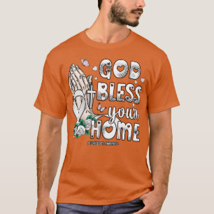 Mesothelioma Bewusstsein Gott Segen Hoffnung T-Shirt