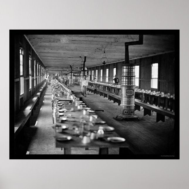 Mess Hall, Harewood Hospital, Washington, DC 1865 Poster (Vorne)