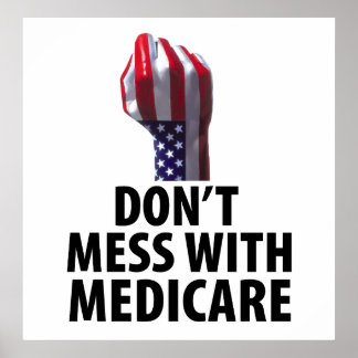 Mess nicht mit Medicare Poster