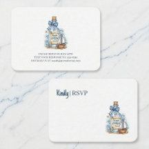 Message In Bottle Sailboat Birthday RSVP