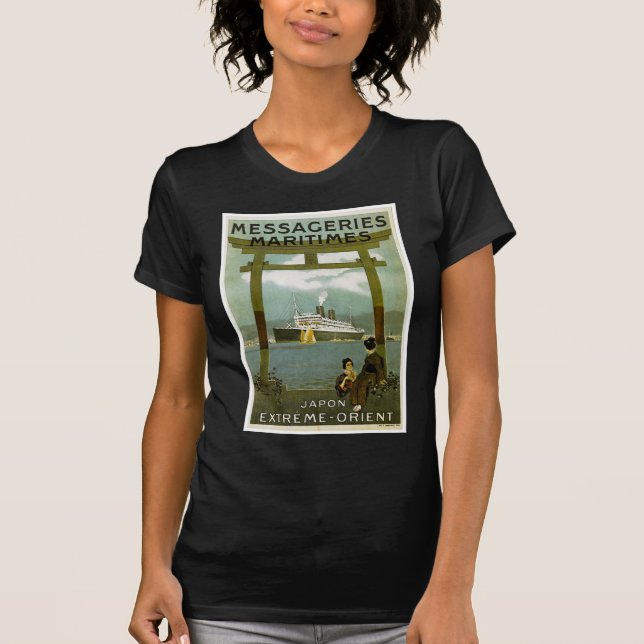Messageries Maritimes Japon extremer Orient T-Shirt (Vorderseite)