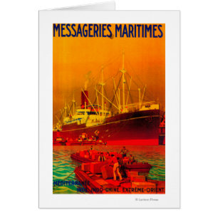 Messageries Maritimes Vintage Poster Europa