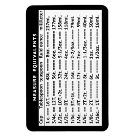 Messäquivalente Weißer Kühlschrank Magnet