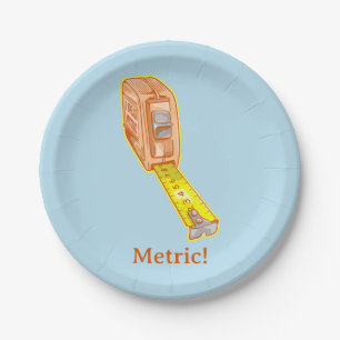 Messband Pappteller
