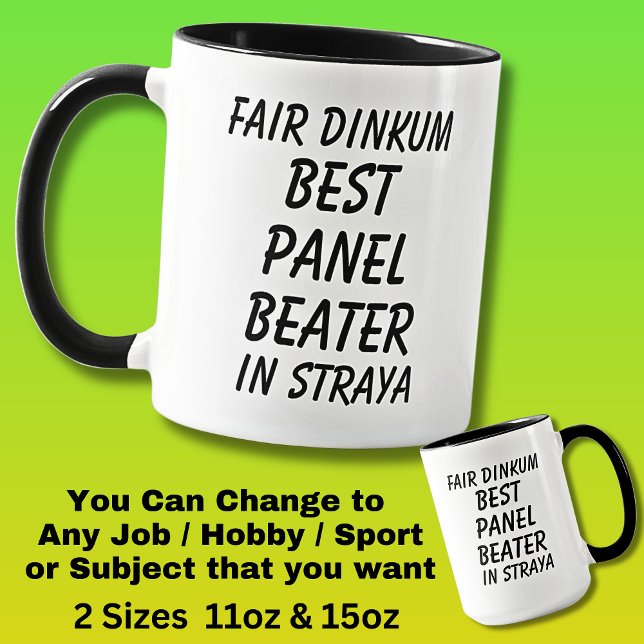 Messe Dinkum BEST PANEL BEATER in Straya Tasse (Von Creator hochgeladen)