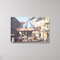 Messe Ground Roundabout in einer antiken französis