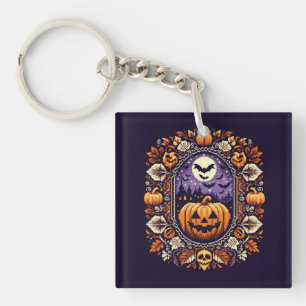 Messe Isle/Colorwork Vintag Halloween/Herbst Schlüsselanhänger