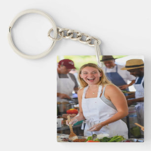 Messe-Kochwettbewerb-Foto-Anpassung Schlüsselanhänger