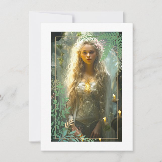 Messe Maiden Flachbildschirm Mitteilungskarte (Vorderseite)