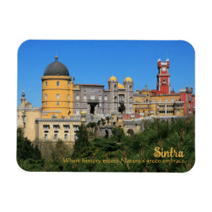Messe Sintra Palace Foto in Portugal Magnet