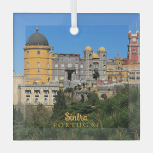 Messe Sintra Palace Foto in Portugal Ornament Aus Glas
