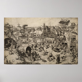 Messe St. George's Day Pieter Bruegel Poster