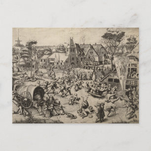Messe St. Georges Day von Pieter Bruegel Postkarte