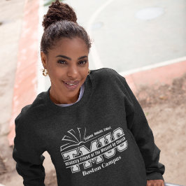 Messed Up Church Damen Varsity Grau Campus Sweatshirt