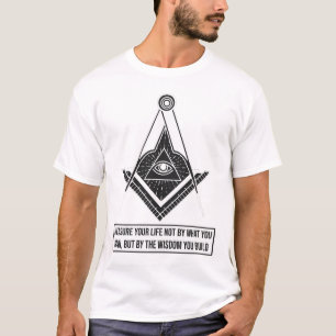 Messen Sie Ihr Leben an Weisheit Inspirierendes T-Shirt