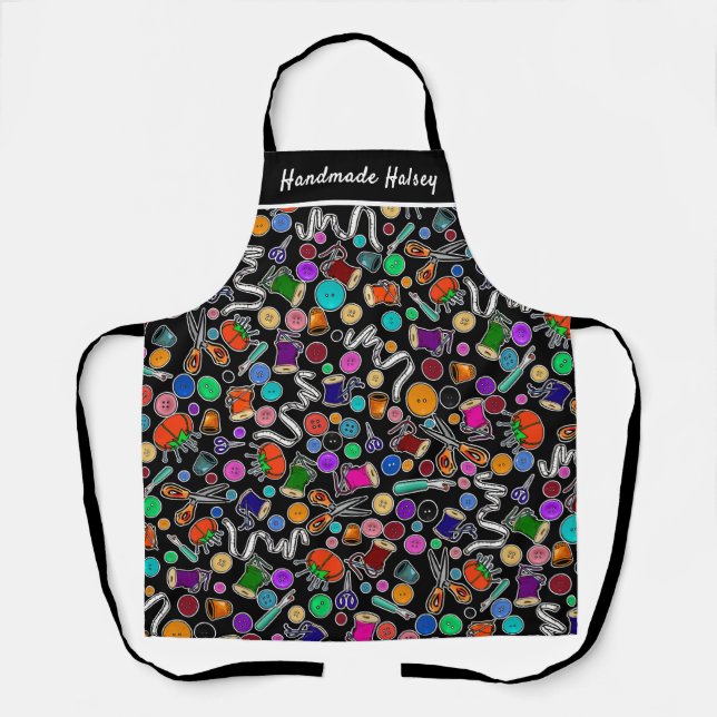 Messen Sie zweimal schneiden, wenn die Nählieferan Schürze (Vorderseite)