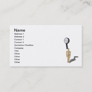 Messender Druck Visitenkarte