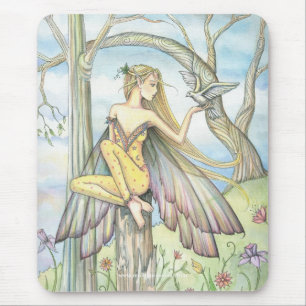 Messenger Fairy Dove Mousepad