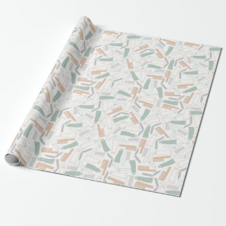 Messer des niedlichen Koch Geschenkpapier