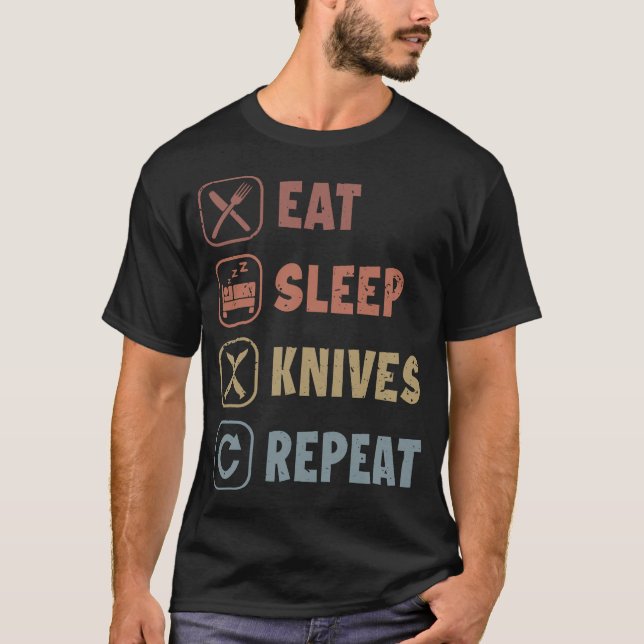 Messer des S2-Messers (140) T-Shirt (Vorderseite)