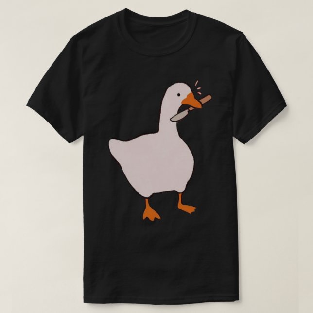 Messer Gänse aktiv T-Shirt (Design vorne)