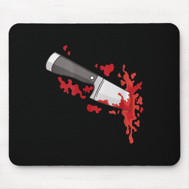 Messer im CK Halloween-Murder-Kostümmesser in Mousepad (Vorne)