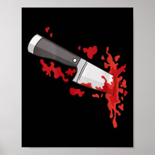 Messer im CK Halloween-Murder-Kostümmesser in Poster