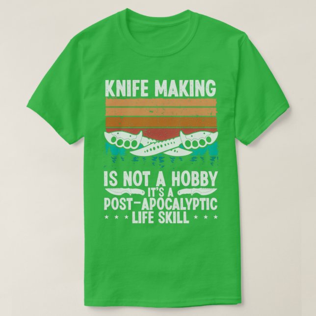 Messer Making Knife Collection Knife Maker T T-Shirt (Design vorne)