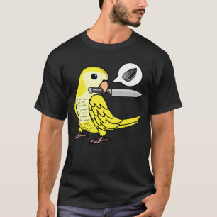Messer Papagei will Samen I Gelber Lutino Mönch Pa T-Shirt