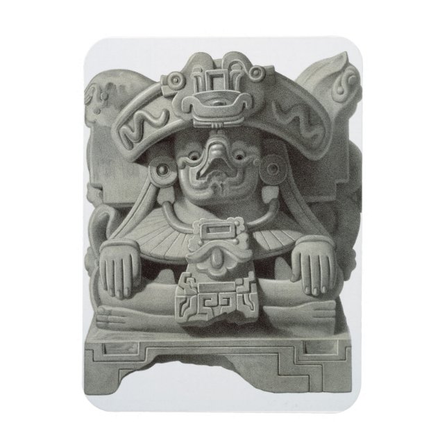 Messer zum Ausschneiden der Herzen von Opferfizii Magnet (Vertikal)