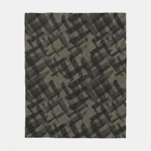 Messermuster Fleecedecke