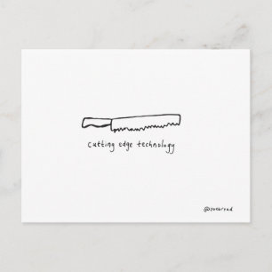 Messerpostkarte Postkarte