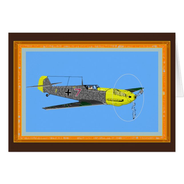 Messerschmitt 109E-7 (Vorderseite (Horizontal))