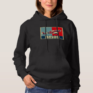 Messerschmitt Bf109 Ww2 Military Fighter Flugzeug  Hoodie