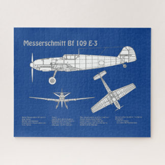Messerschmitt Bf 109 - Flugzeug-Blueprint ABD Puzzle