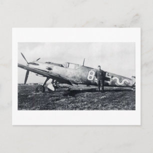 Messerschmitt BF-109 Postcard Postkarte