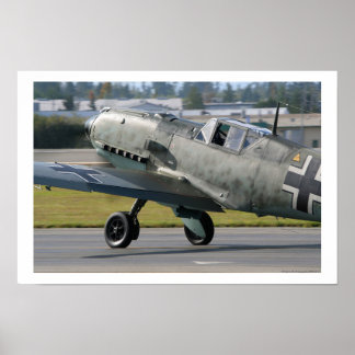 Messerschmitt Bf-109E-3 Emil Poster