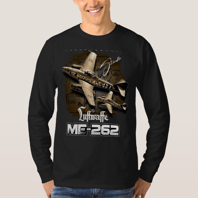 Messerschmitt ME-262 Luftwaffe T-Shirt (Vorderseite)