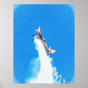 Messerschneide-Drehbeschleunigung Poster