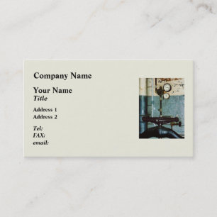 Messgeräte in der Maschinenwerkstatt Visitenkarte