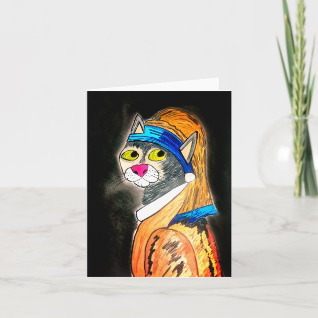 Messi the Cougar Greeting Card Karte (Vorderseite)