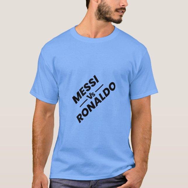 Messi vs Ronaldo T-Shirt (Vorderseite)