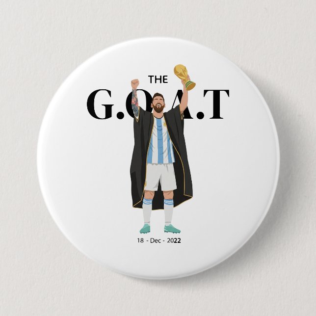 Messi Weltmeister  Button (Vorderseite)