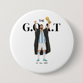 Messi World Cup Champion  Button